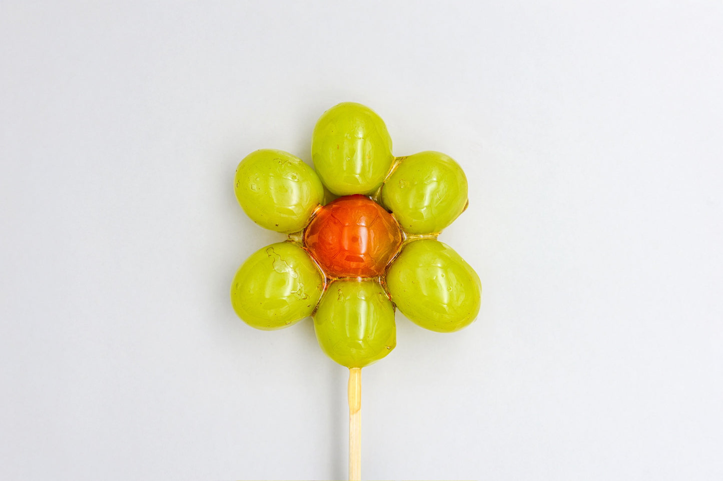 Green Blooming Tanghulu - Edible Flower Skewers