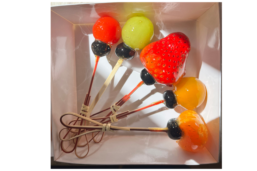 Olivia's Tanghulu mini party pack — premium candied fruit skewers for Bay Area events