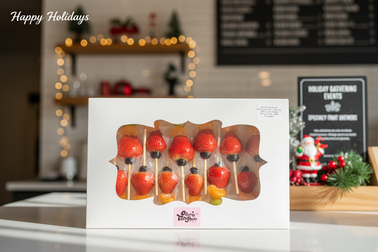 Holiday Tanghulu Gift Box (12 Skewers)
