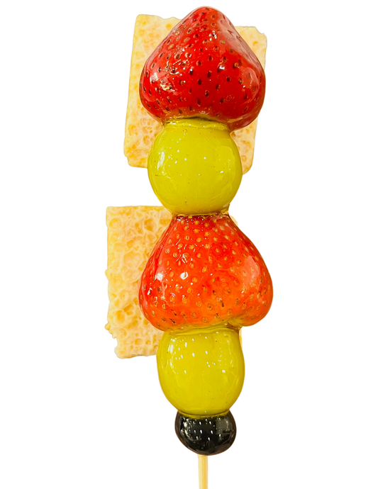 Strawberry Grape Milk Skin Tanghulu (草莓青提奶皮子糖葫芦）- Limited supply